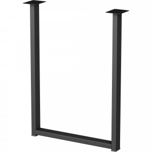 82895674 Подстолье для рабочей поверхности 710 мм сталь цвет матовый черный, 1 шт.