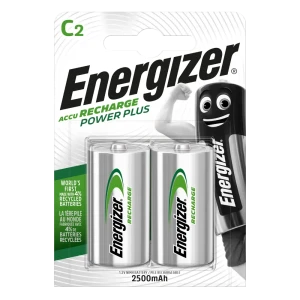 Аккумуляторная батарейка Energizer C (HR14) Ni-Mh 2500 мАч 2 шт.