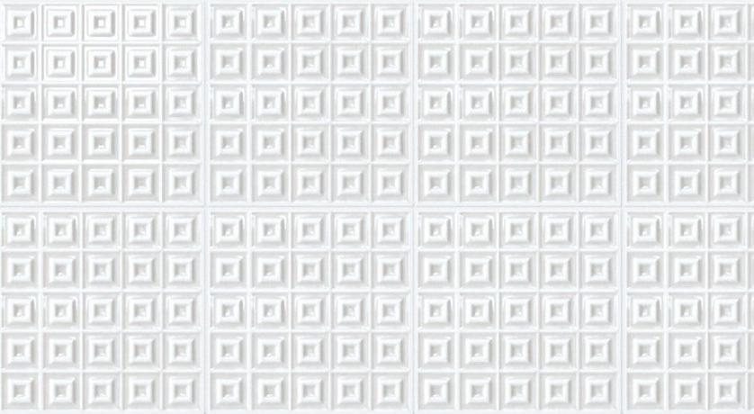 Cerasarda Белая керамическая трехмерная поверхностная плитка Parentesi quadra Https://www.cerasard - Вид №54