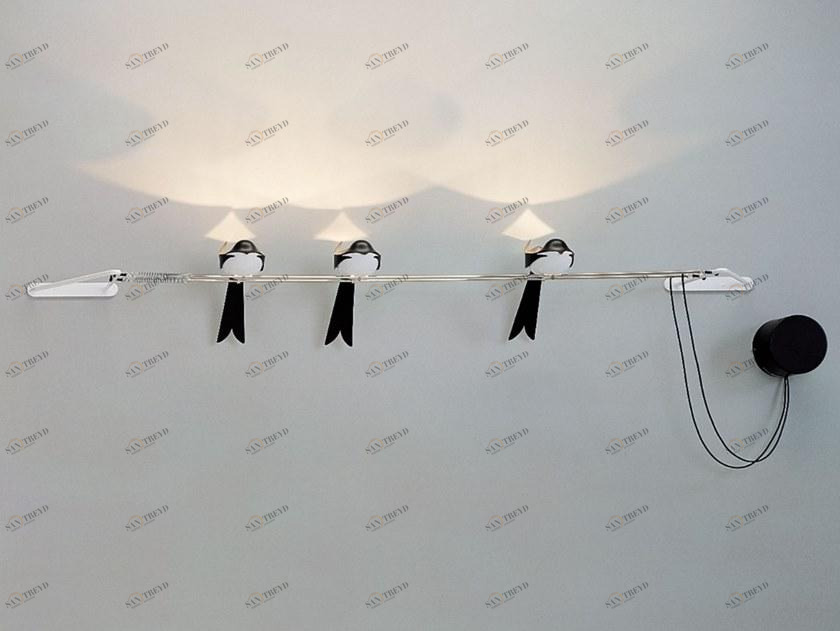 Martinelli Luce Настенный светильник из металла  1249/3/l/1 