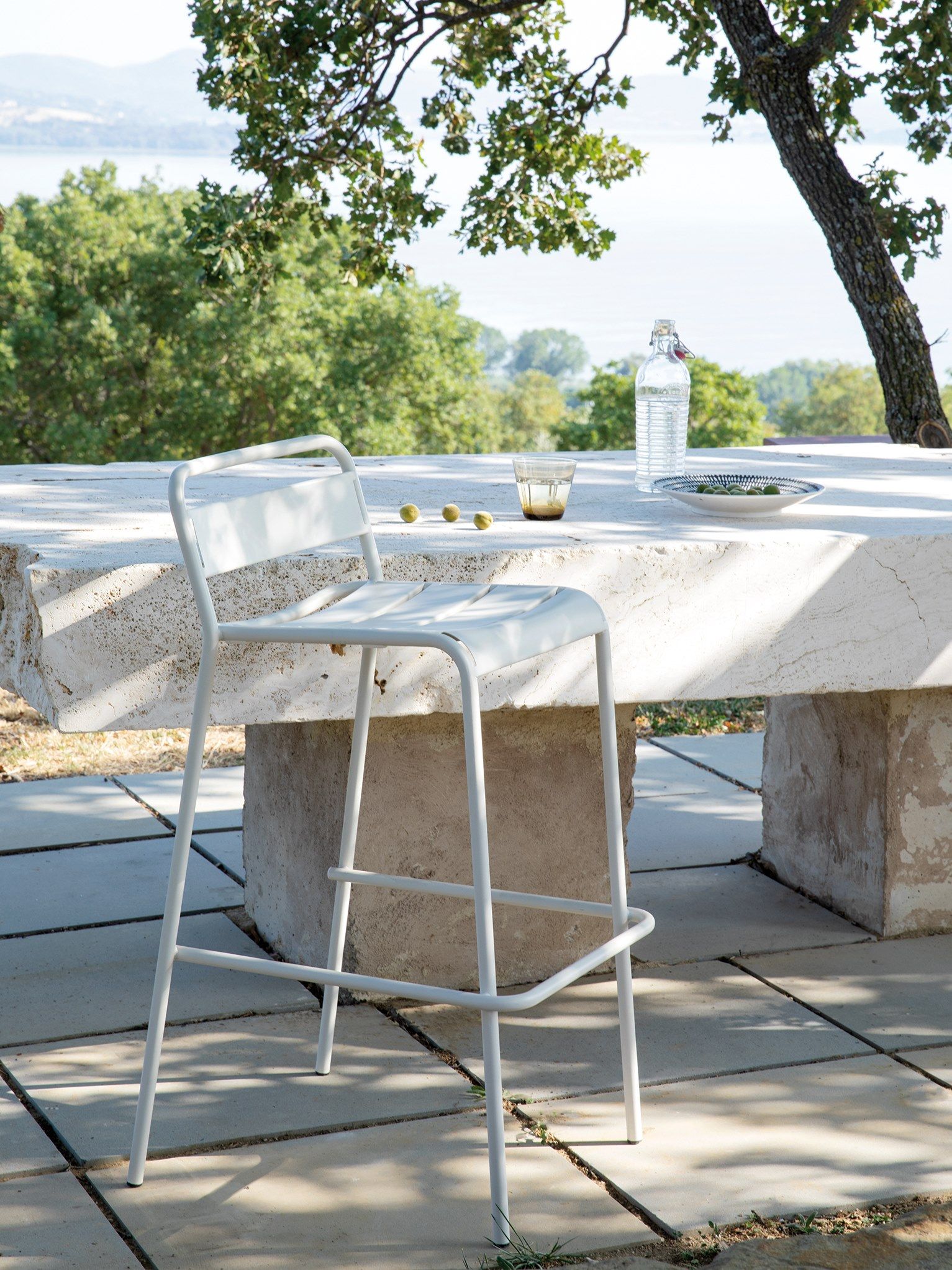 Стальной садовый стул с подставкой для ног Vermobil ARCH-00094833 - Вид №2