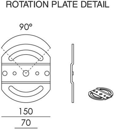 NEXO LUCE Регулируемый алюминиевый светодиодный проектор для улицы Inlux projector-high bay 5485 - Вид №2