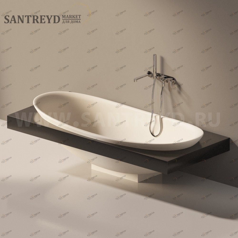 Ванна встроенная IO e SI молочная Ceramica Flaminia IO849003