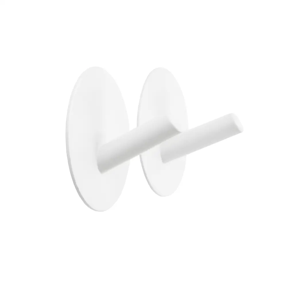 Крючок самоклеящийся Bath Plus KM019 металлический цвет белый 2 шт STLM-2130961