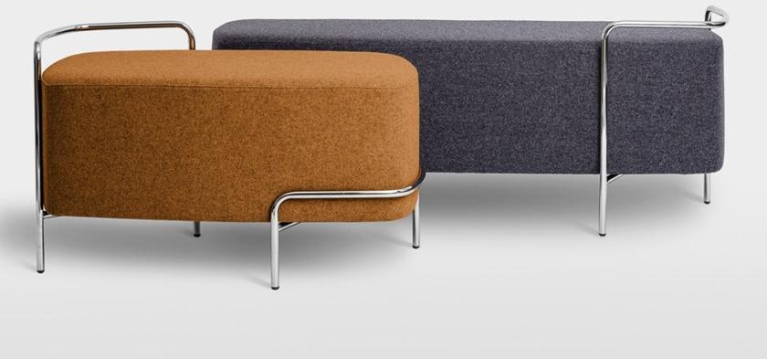 Real Piel Мягкая скамья из ткани sun-id-1455937 - Вид №11