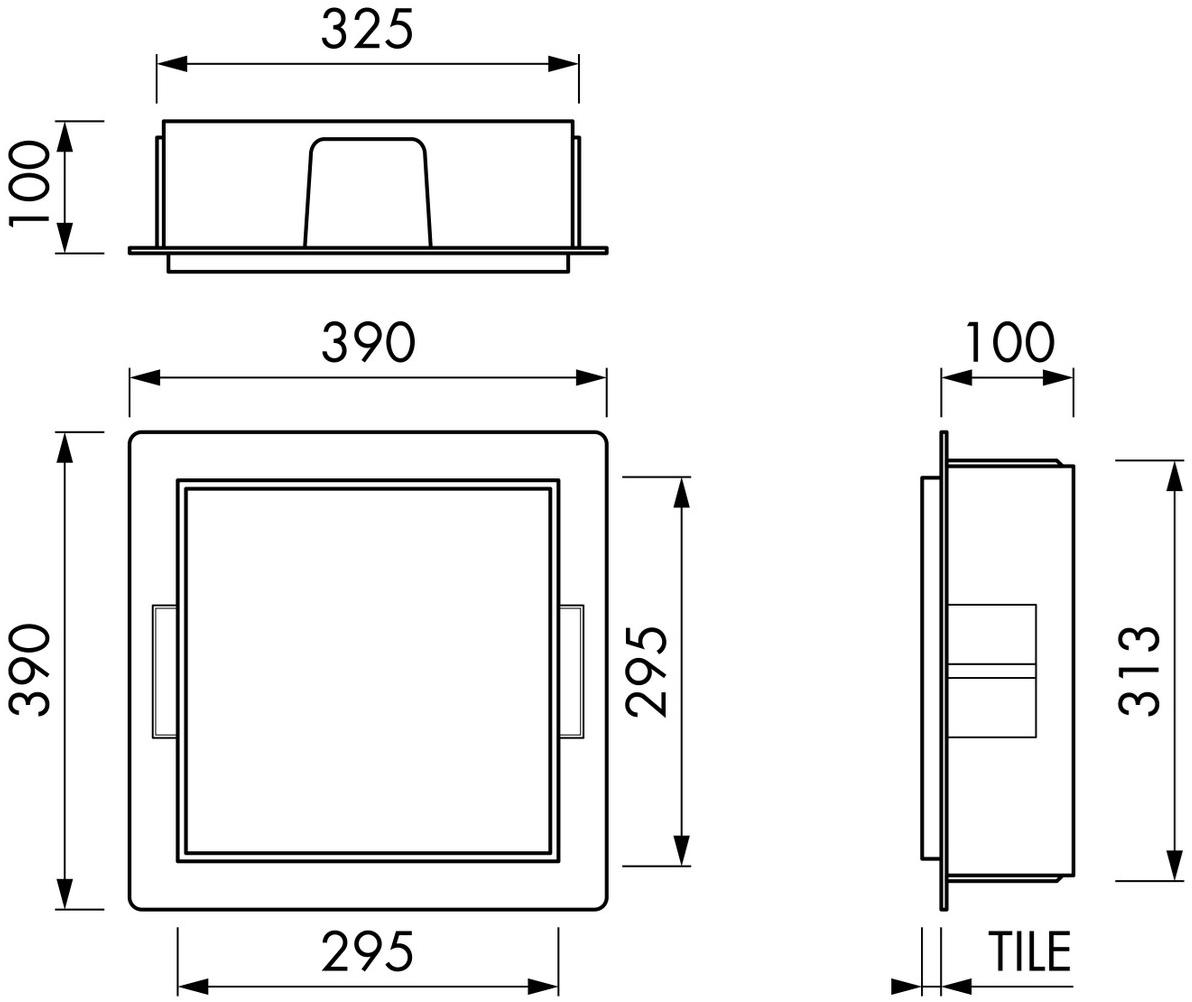 ESS Easy Drain Ниша / полка для ванной из нержавеющей стали Container sun-id-1476145 - Вид №6