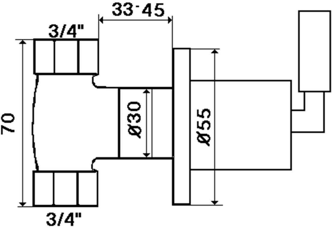 rvb Смеситель для душа на одно отверстие Cliff 4091--.86 - Вид №1