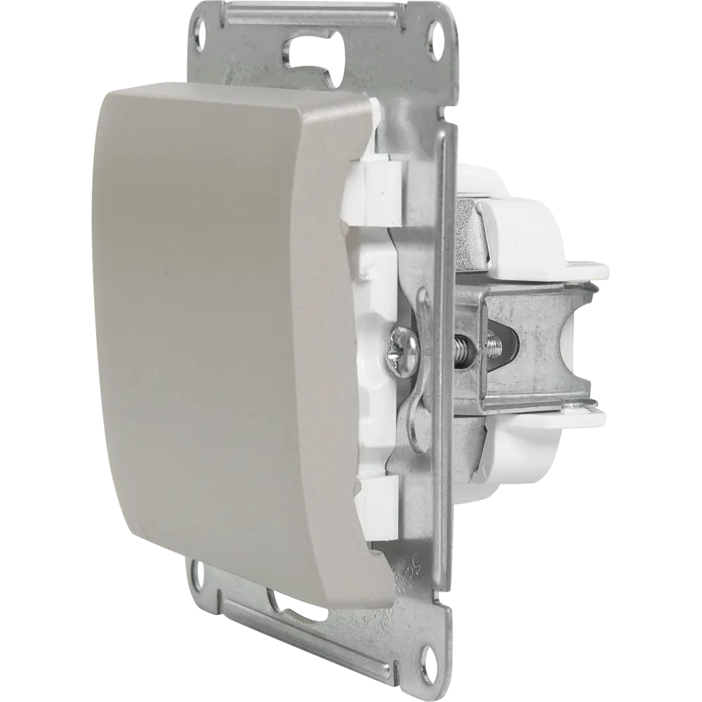 Schneider Electric Glossa — встраиваемый выключатель с одной клавишей 84730738 STLM-0054177 - Вид №4