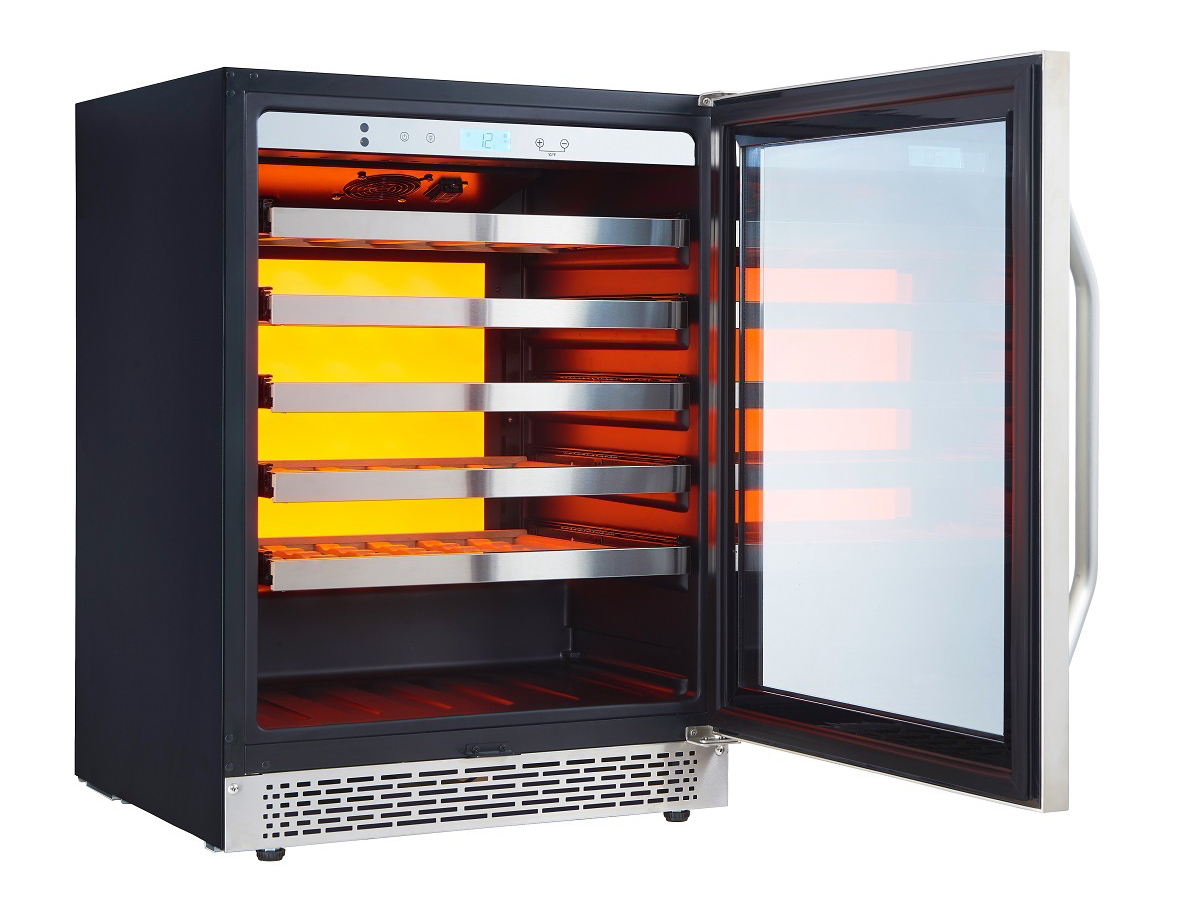 9189162 Винный шкаф Cavanova CV045-1TL серебристый STDN-0033727 - Вид №11