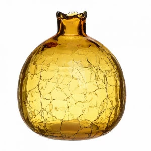 Статуэтка стеклянная золотая "Гранат" TO4ROOMS РАСТЕНИЯ 00-3893562 Золото