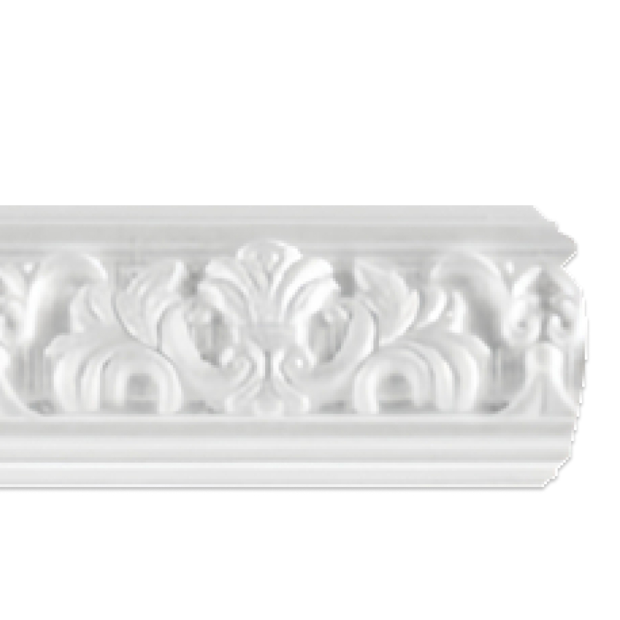 Плинтус потолочный инжекционный D 207/55 ( 65 шт. в упак.) Decor Ek STSR-2015