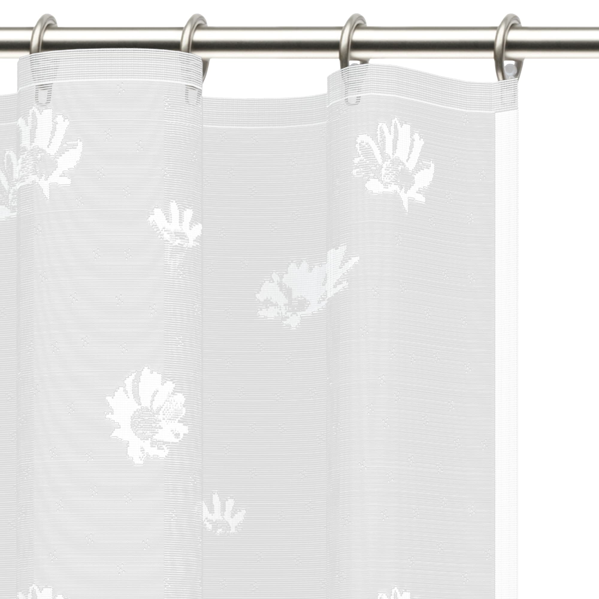 82633558 Тюль на ленте для кухни «Зара» 260х160 см цвет белый Santreyd  - Вид №4