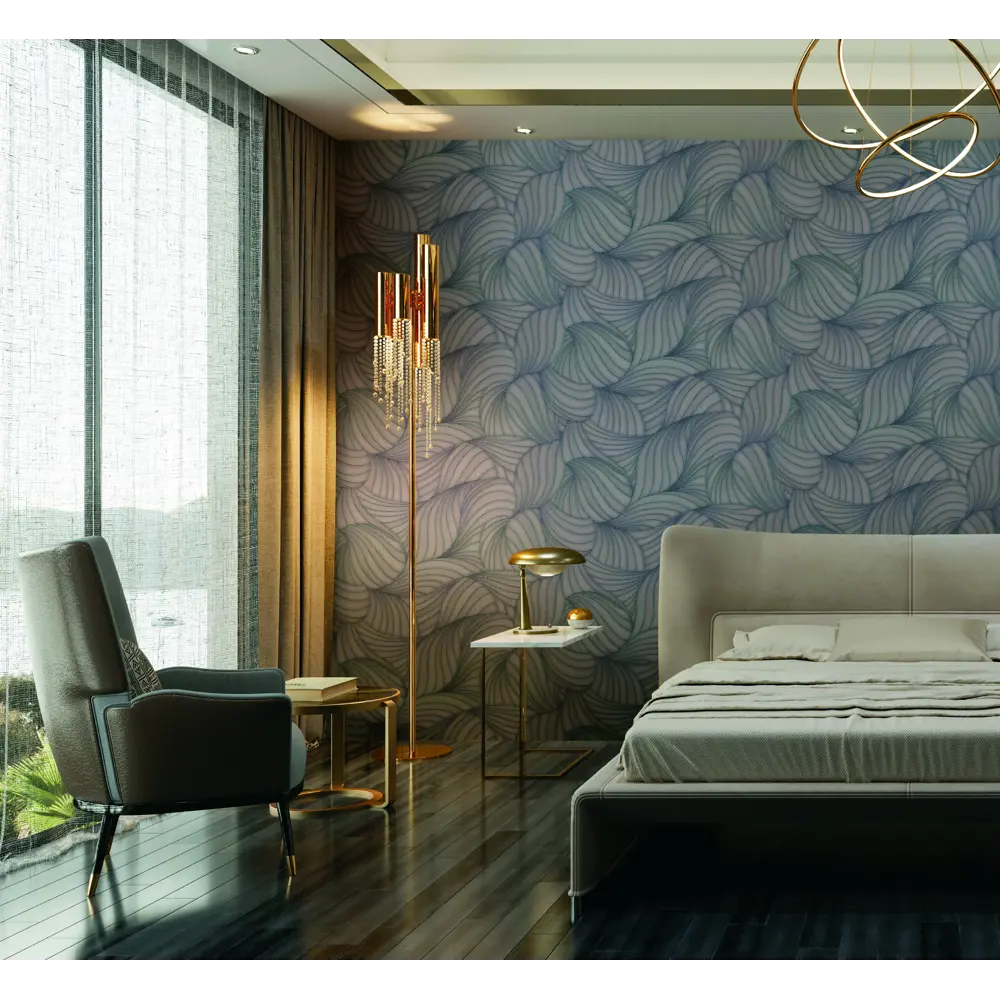 Обои флизелиновые Ovk Design D.Langer Ave фиолетовый 1.06 м 10665-05 88915300 STLM-2034924 Set 3 dune - Вид №3