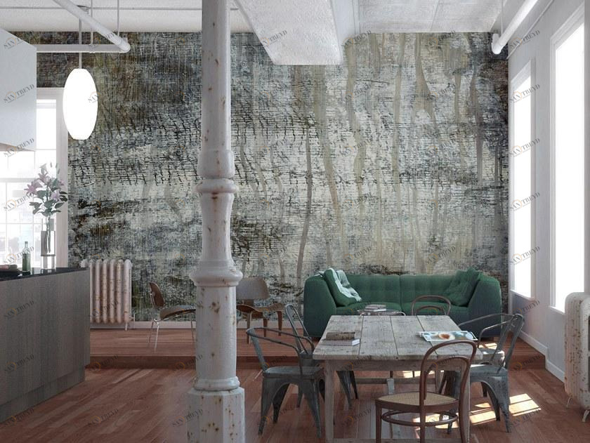 Tecnografica Огнеупорные прорезиненные обои с цифровой печатью Le superfici 60655