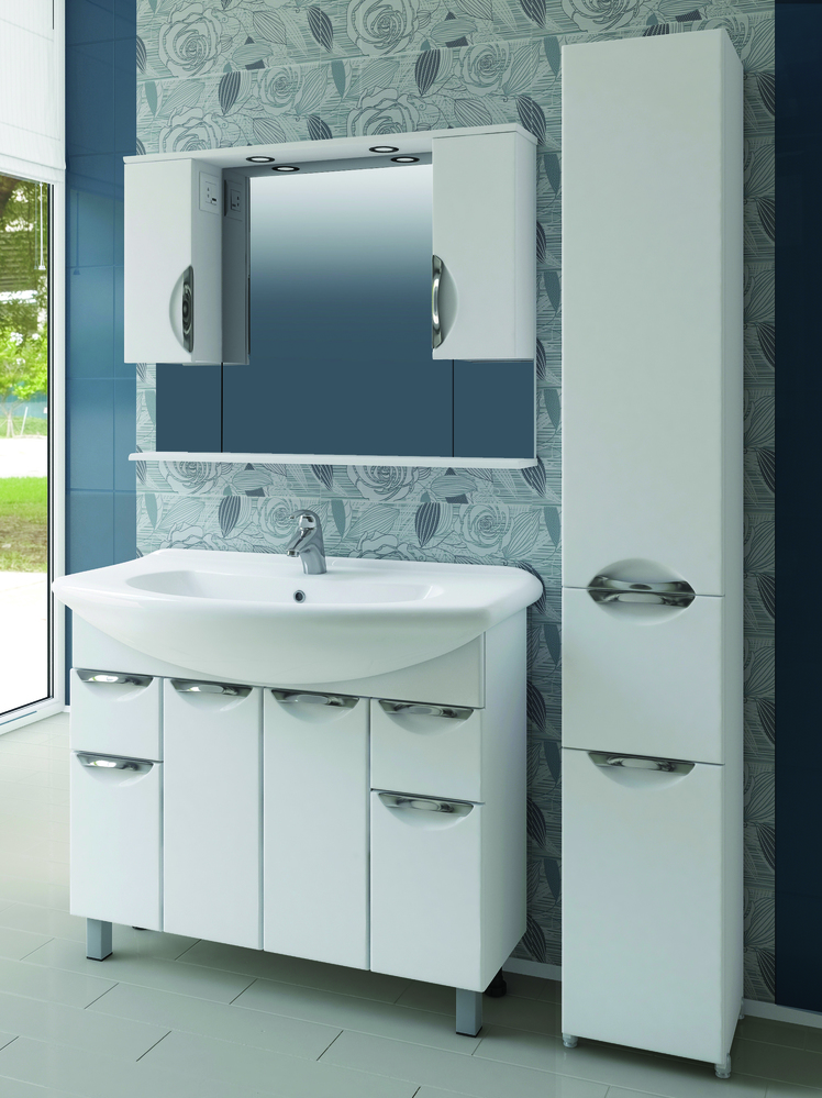 Тумба Callao 1050 (под ум Энигма)1000⨉300⨉830 мм белый Santreyd sun-id-664524 - Вид №3