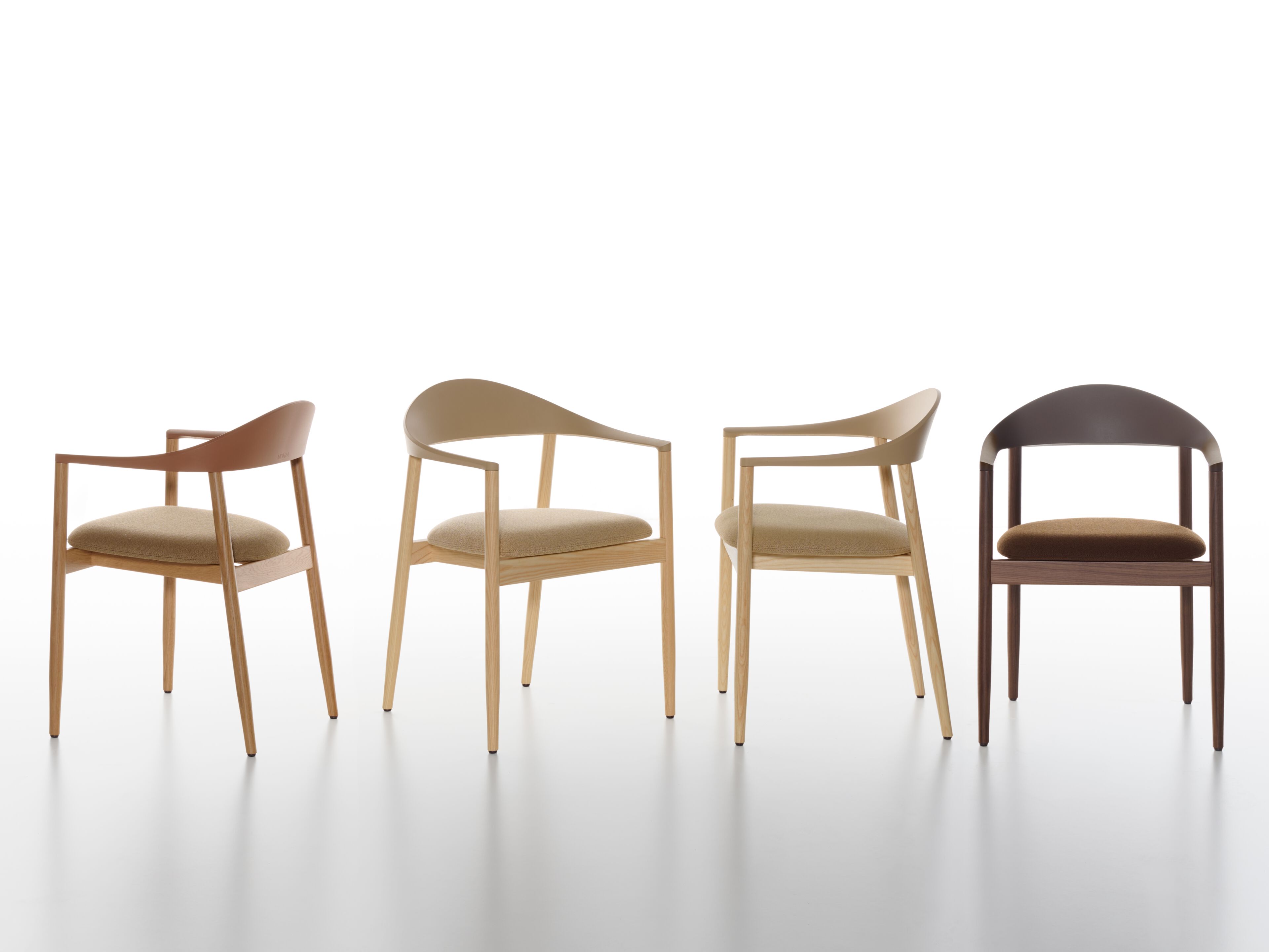 Дубовый стул с подлокотниками Plank Монца ARCH-00037371