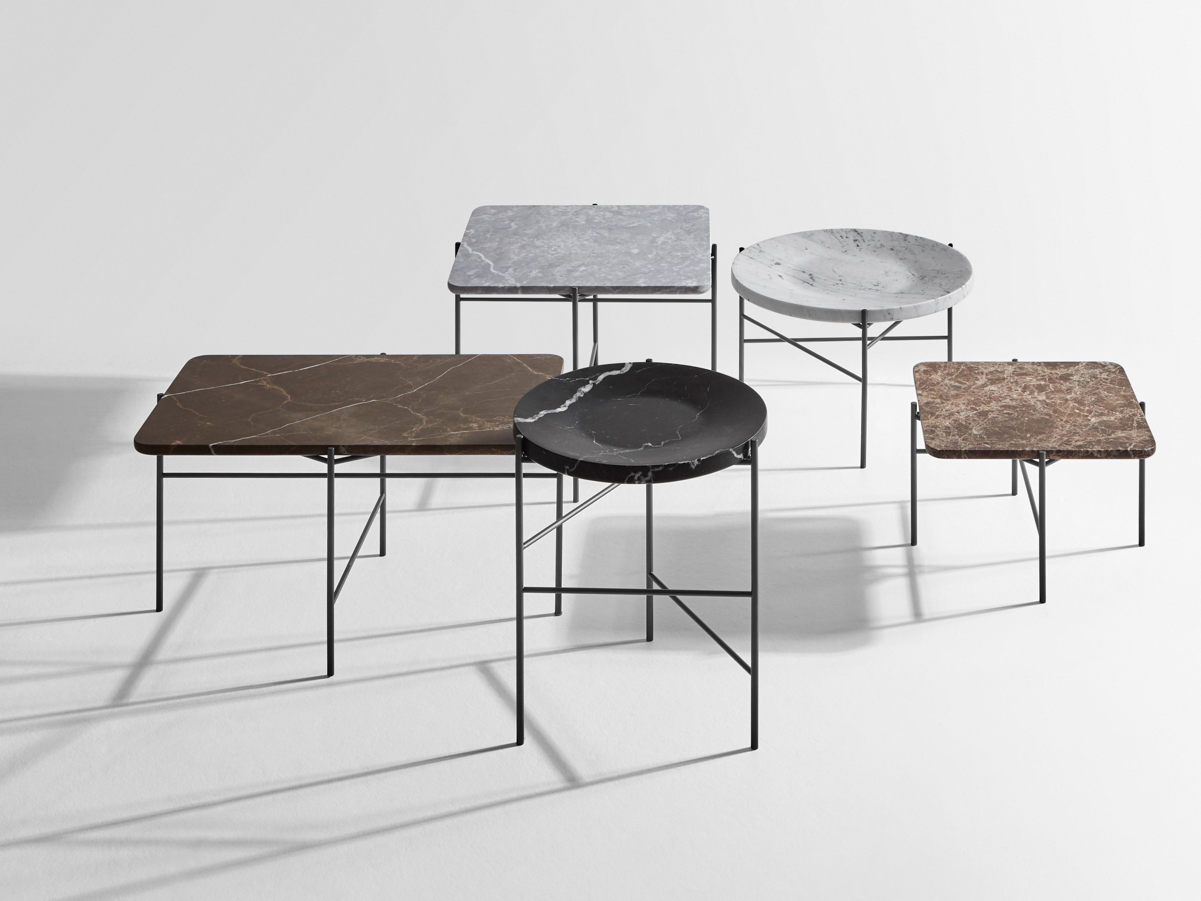 Круглый мраморный журнальный столик для гостиной Antoniolupi подвесные пейзажи ARCH-00147866 - Вид №1