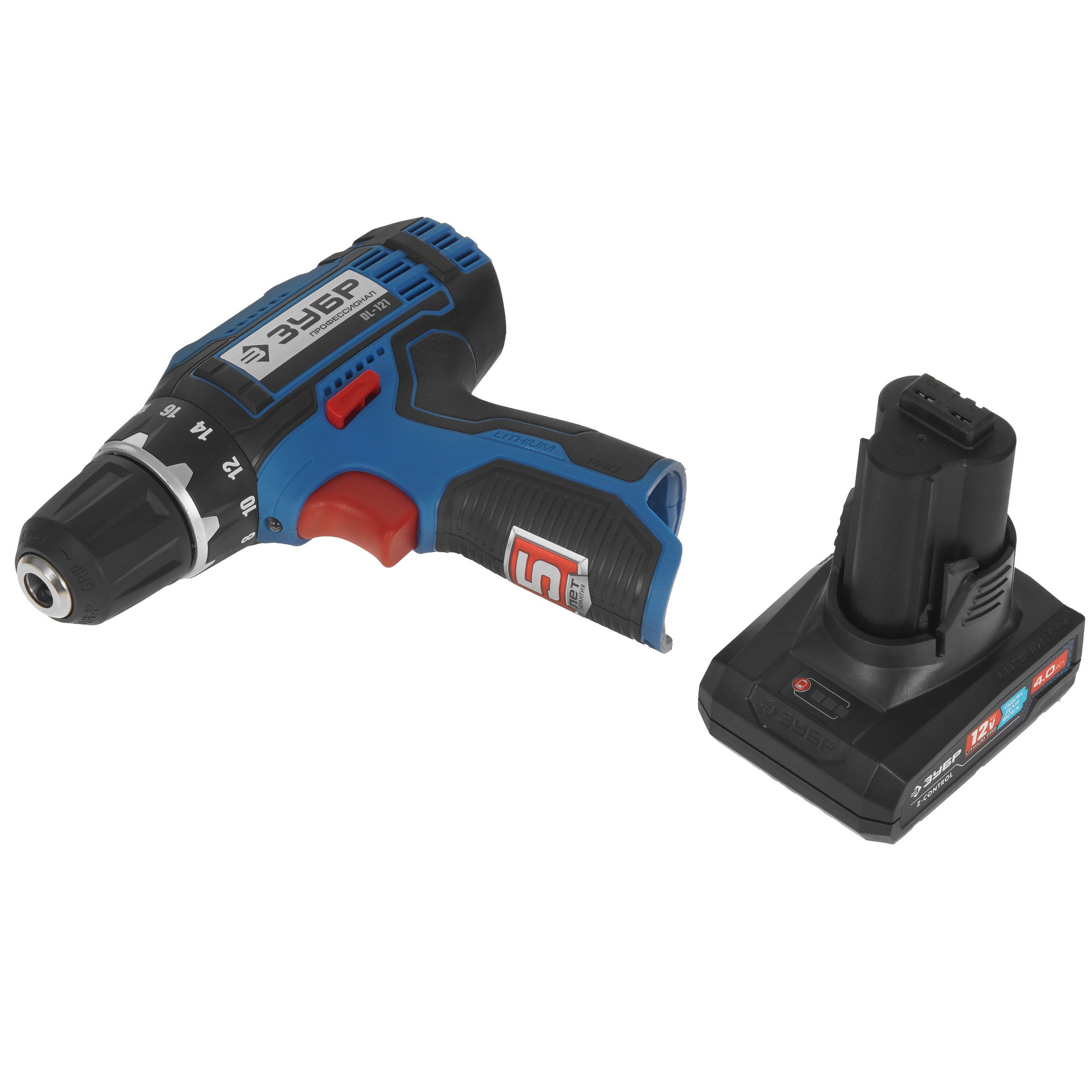 Дрель-шуруповерт Зубр DL-121-42 12V MAX PRO 9927701 STDN-0147922 - Вид №4