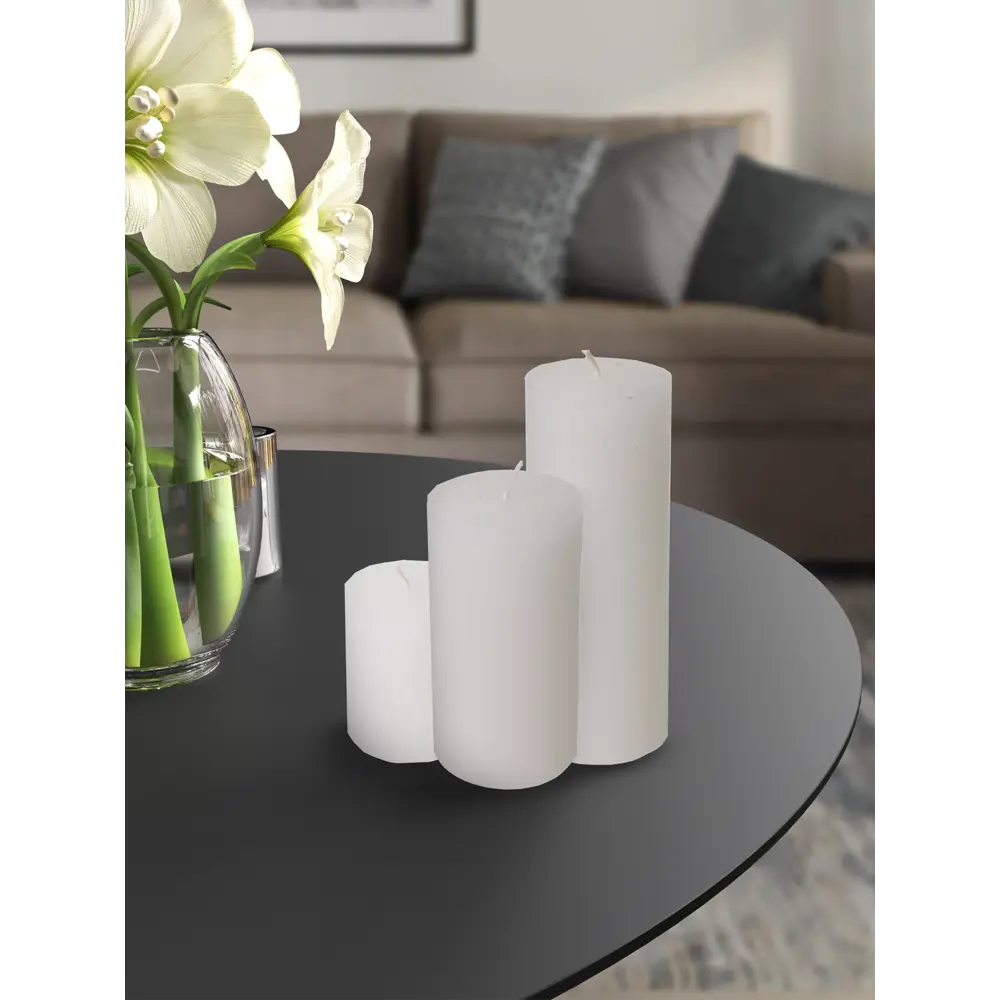 Свеча-столбик Santreyd Рустик — элегантный декор для уютной атмосферы 82927610 STLM-0038005 - Вид №4