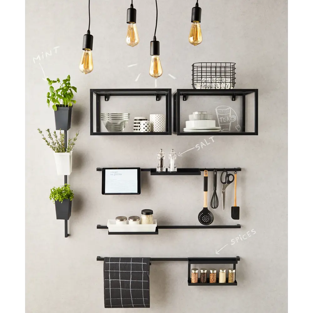 Универсальная полка Delinia ID для кухонного рейлинга 80135879 STLM-0013782 - Вид №6