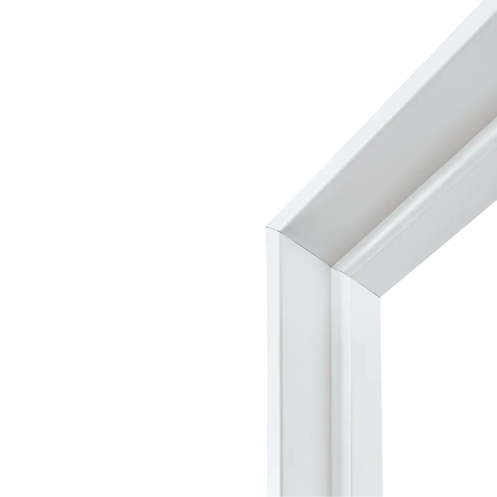 Дверная коробка телескопическая Классико 2070x70x86 мм ламинация Hardflex цвет белый (комплект 2.5 шт.) 84532690 STLM-2166047 Santreyd  - Вид №1