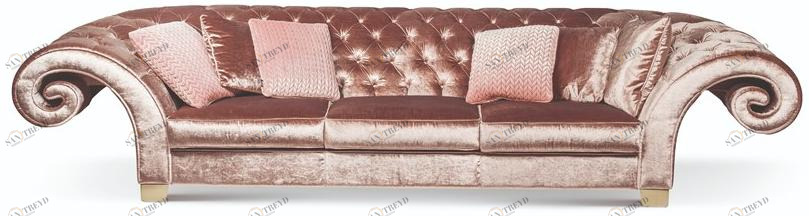 VGnewtrend Стеганый диван с обивкой из бархата New versailles 7542559.97 