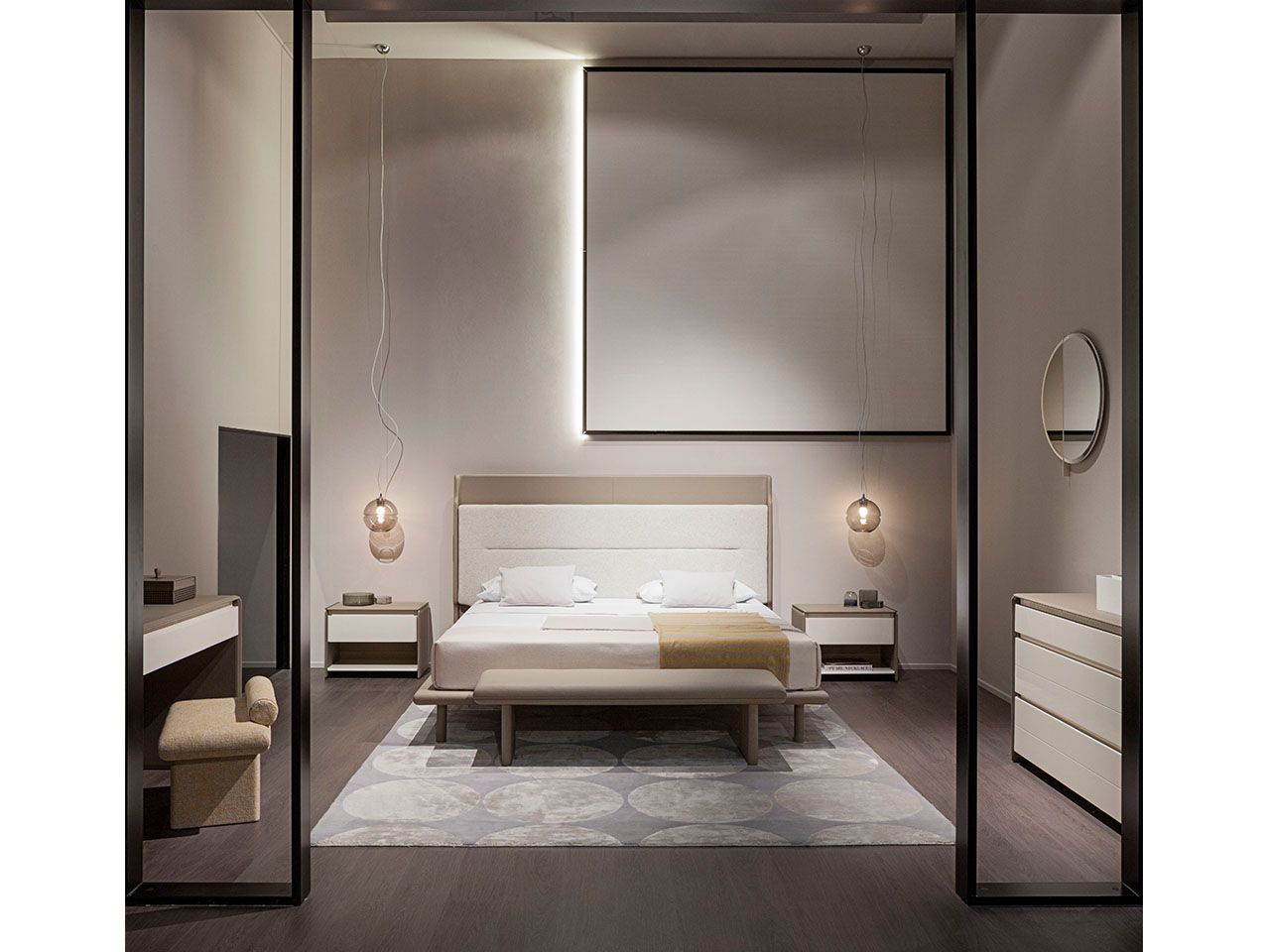 Ковер ручной работы из шерсти и шелка с геометрическим рисунком Turri ноль ARCH-00107242 - Вид №1