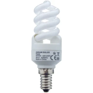 Лампа энергосберегающая Osram E14 9 Вт 430 Лм свет холодный белый 18164732 STLM-2074042