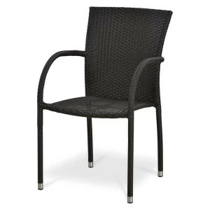 Стул садовый, искусственный ротанг Brown AFINA  130508 Коричневый