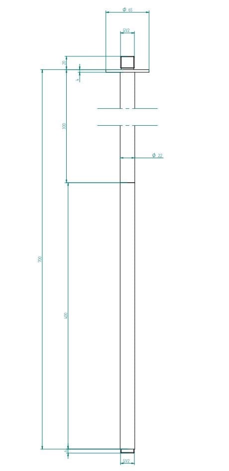 Потолочная душевая головка из нержавеющей стали Zazzeri Z316 MONO ARCH-00037267 - Вид №8