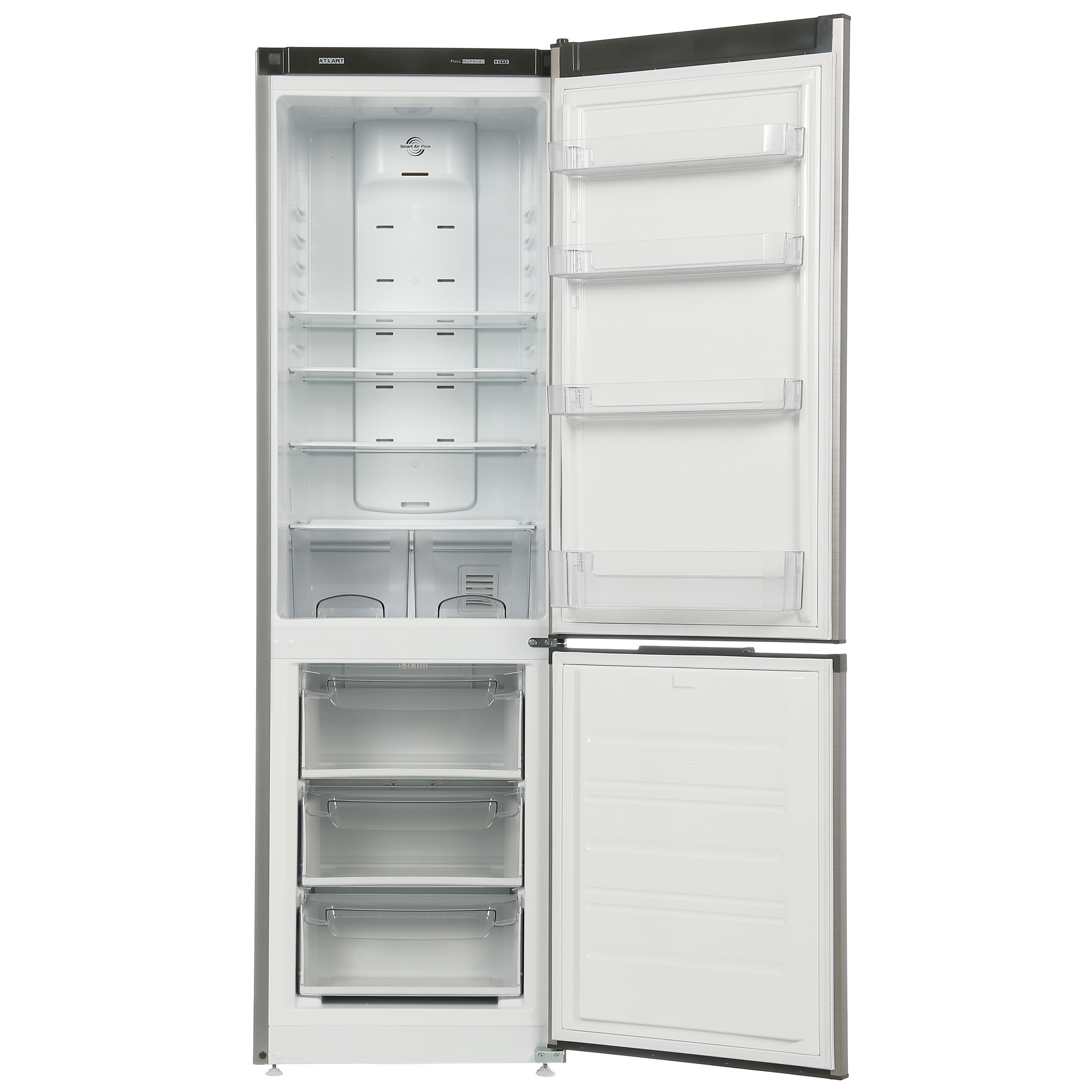 8121967 Холодильник с морозильником   ATLANT 4424-049-ND серебристый STDN-0016104 - Вид №1