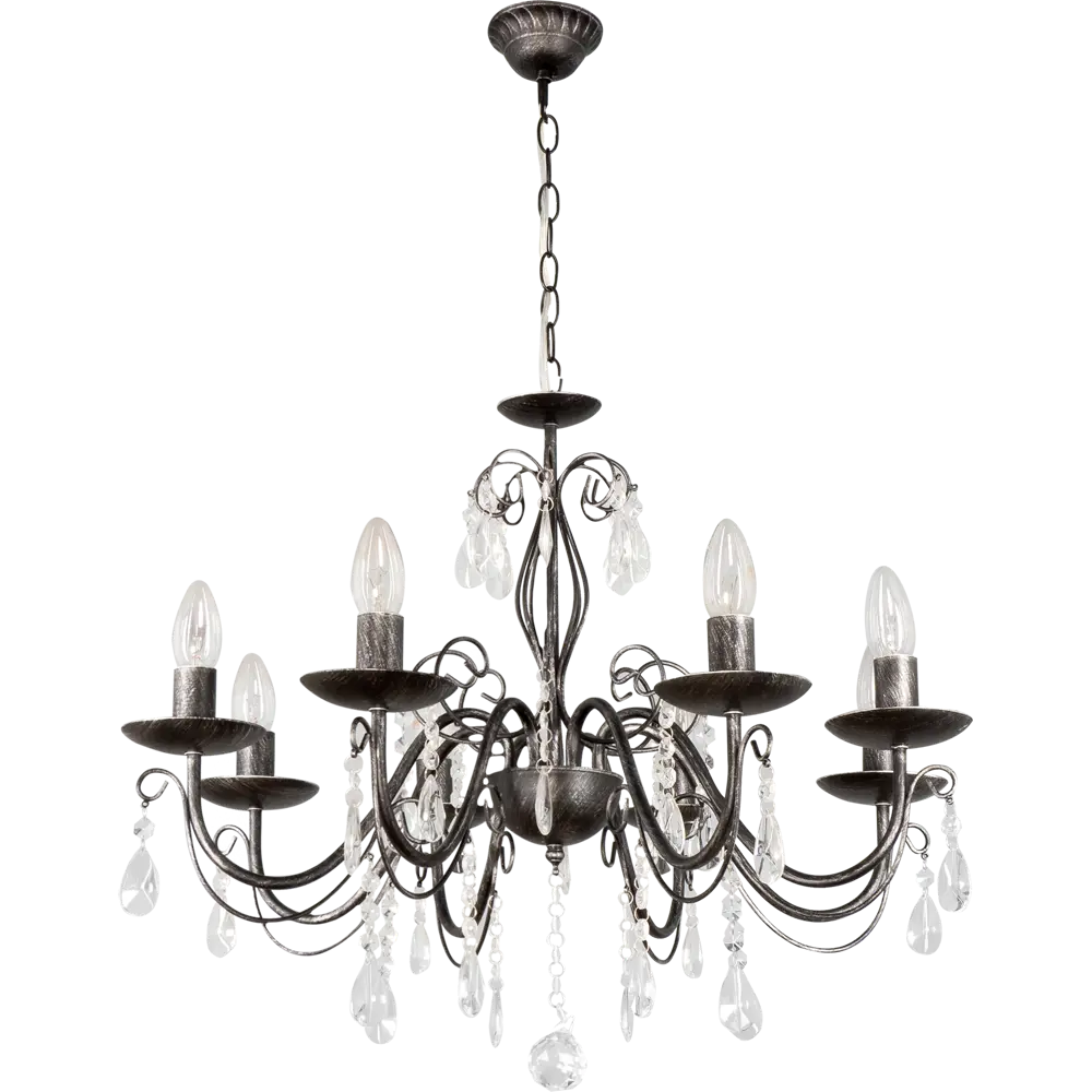 Люстра De Markt Аврора с хрустальными подвесками для гостиной и столовой 82312578 STLM-0024422 - Вид №3