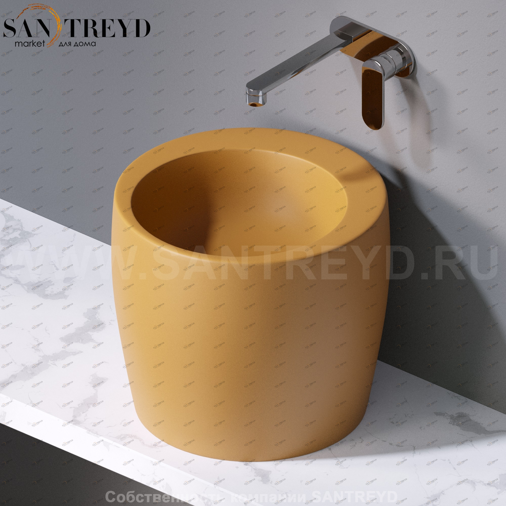 L101133 Накладная раковина на столешницу  круглая A. e T. Italia TOTEM AeT ITALIA