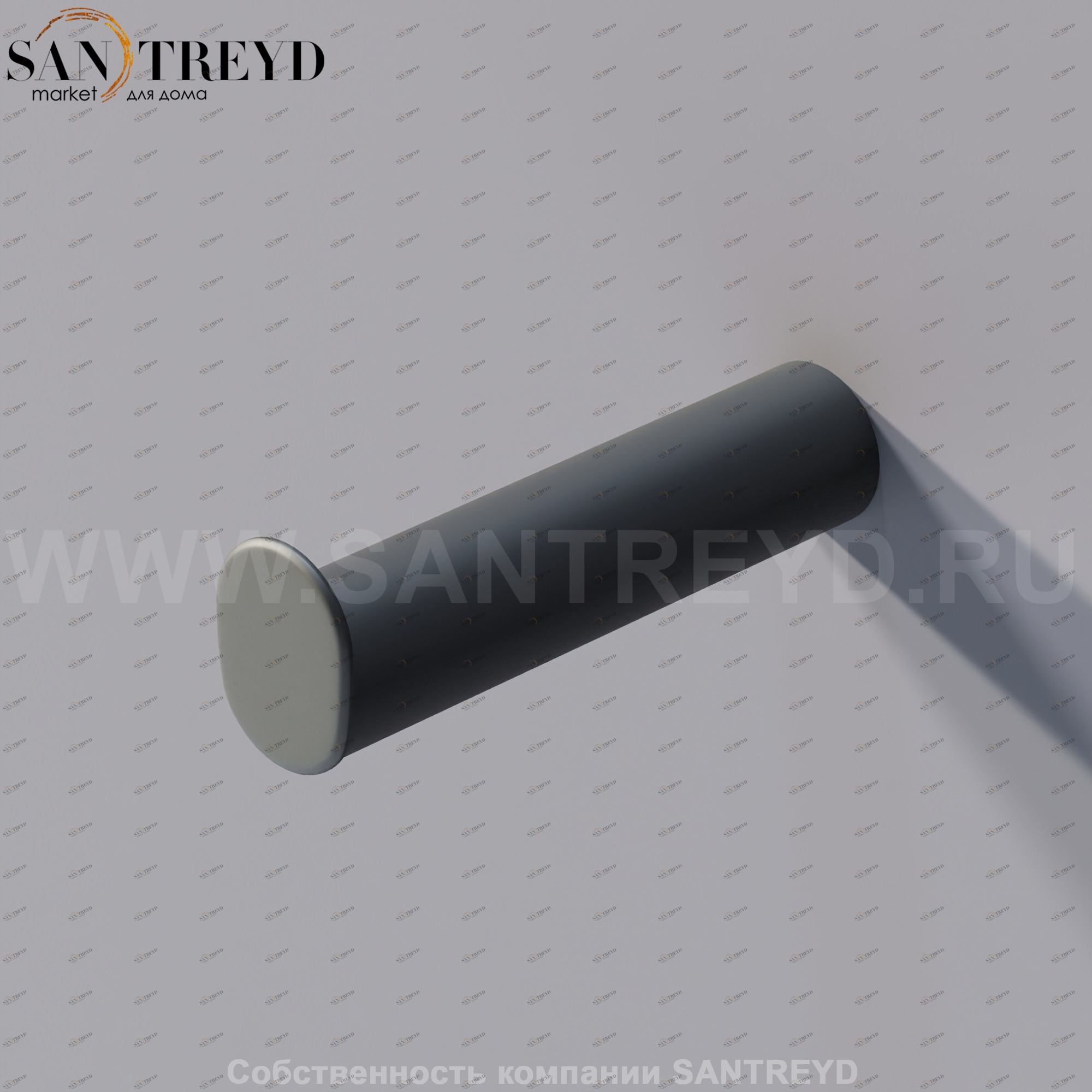 Agape DOT LINE Держатель для туалетной бумаги настенный черный ADTL0452.N ADTL0452N