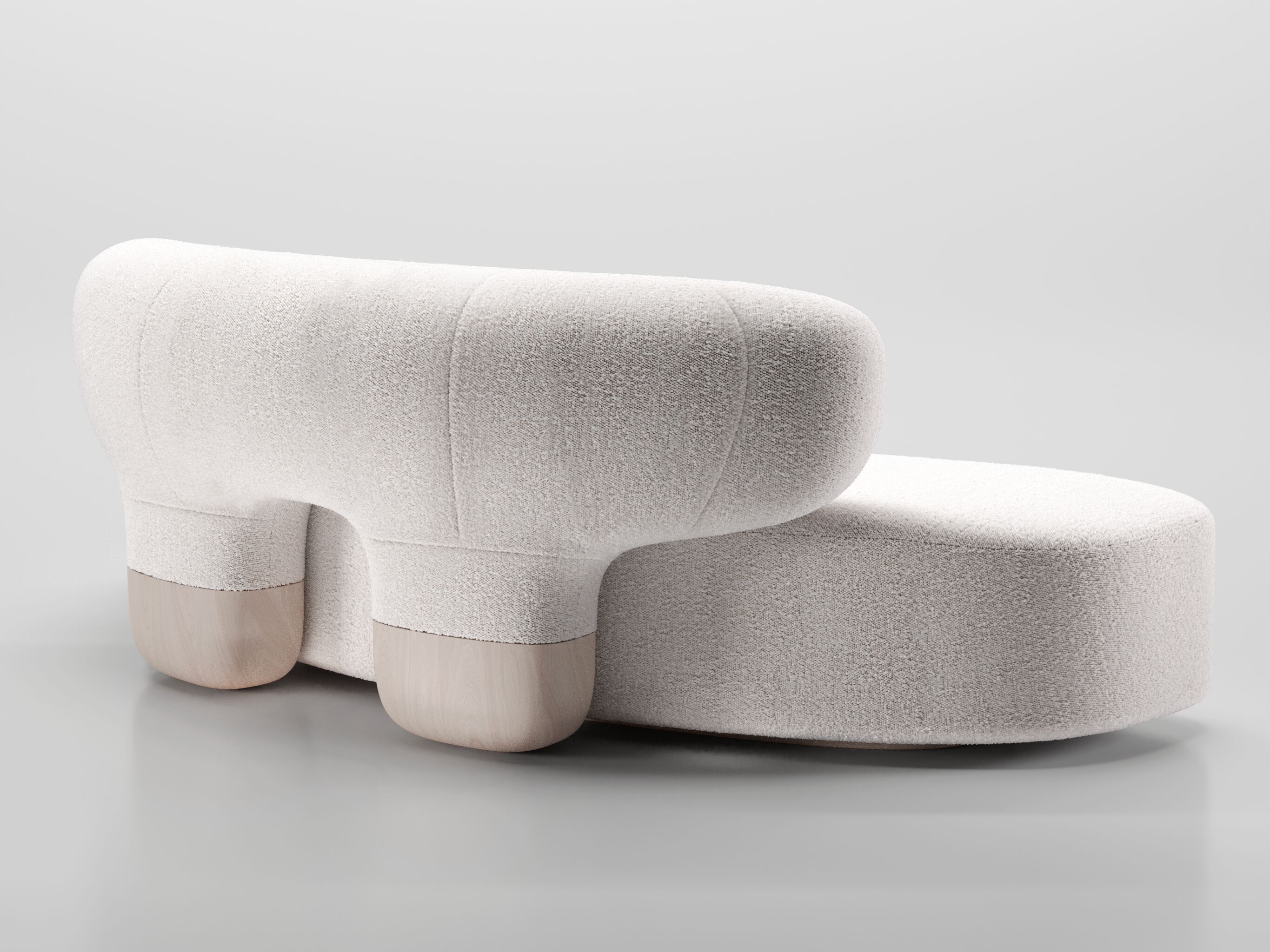 Изогнутый диван из ткани Secolo Asawa ARCH-00089267