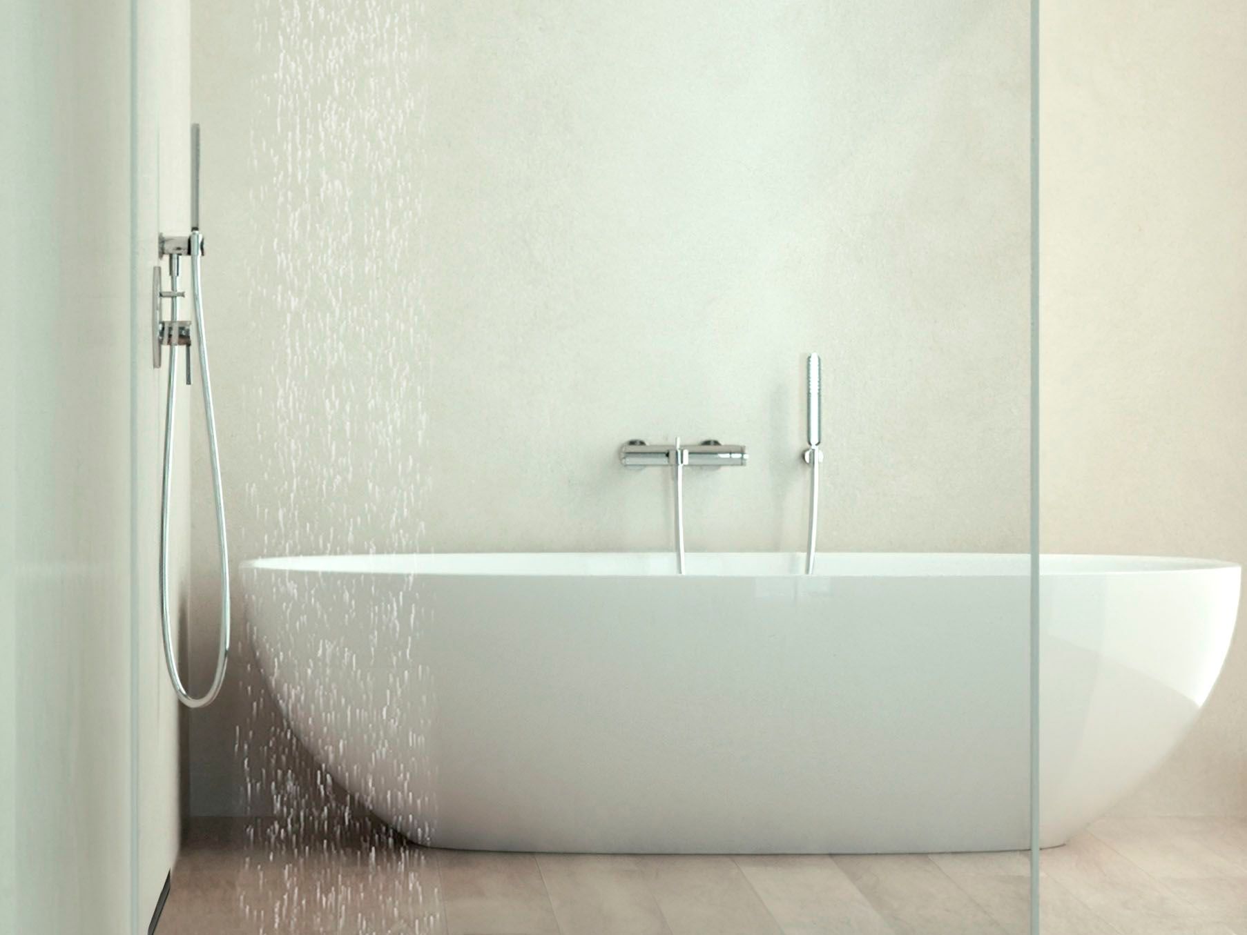 Однорычажный смеситель для душа с ручным душем GUGLIELMI RUBINETTERIE QR ARCH-00104274