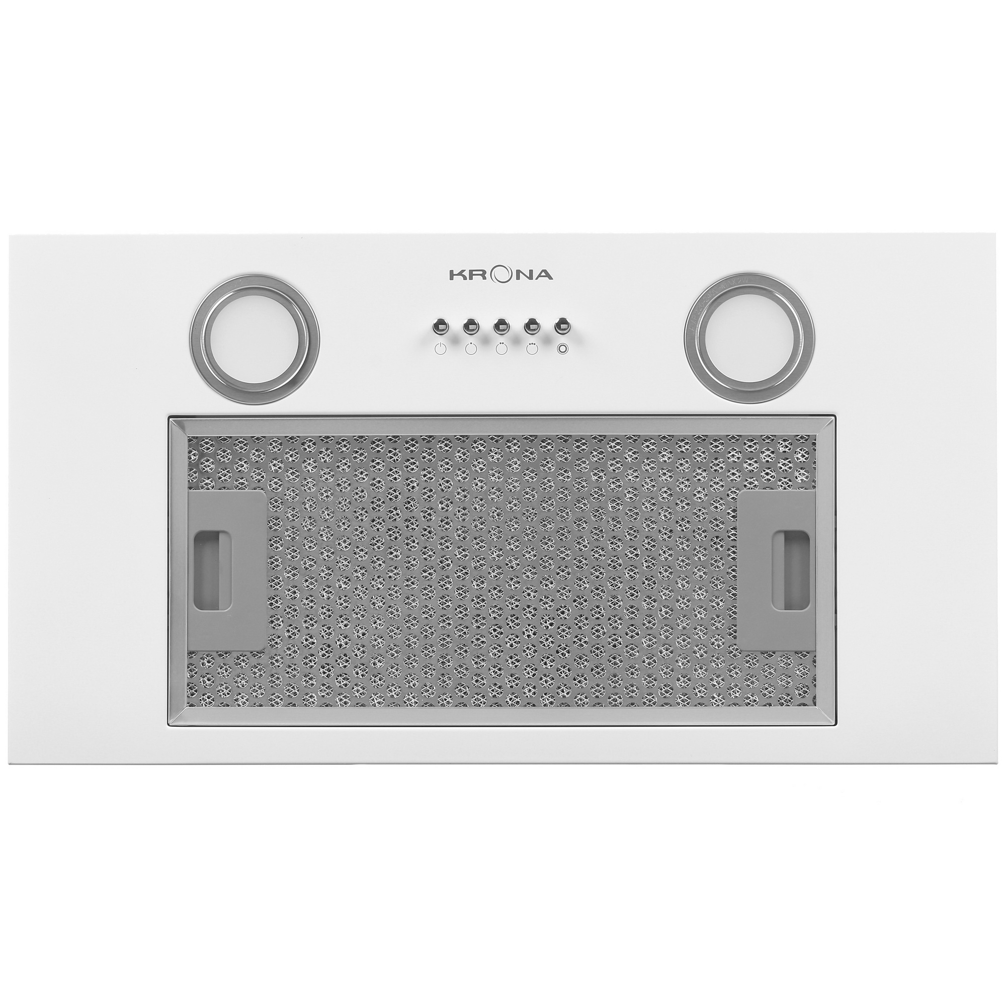 8195576 Вытяжка полновстраиваемая KRONA SELINA 600 PB белый STDN-0149558 - Вид №5