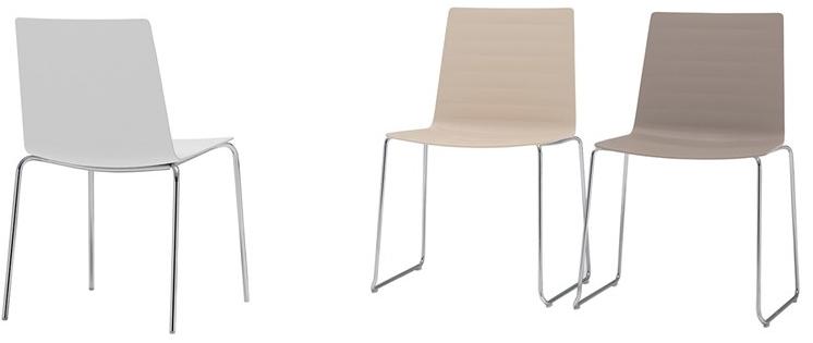 Andreu World Штабелируемый стул из полимера Flex high back Si1600 - Вид №28
