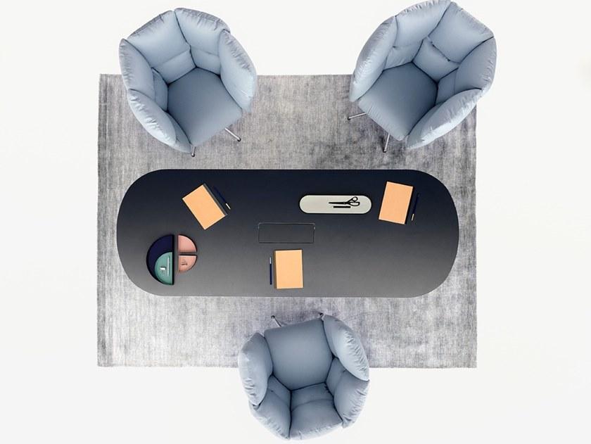 Manerba Стол / стол для переговоров из дерева Litta sun-id-1372123 - Вид №5