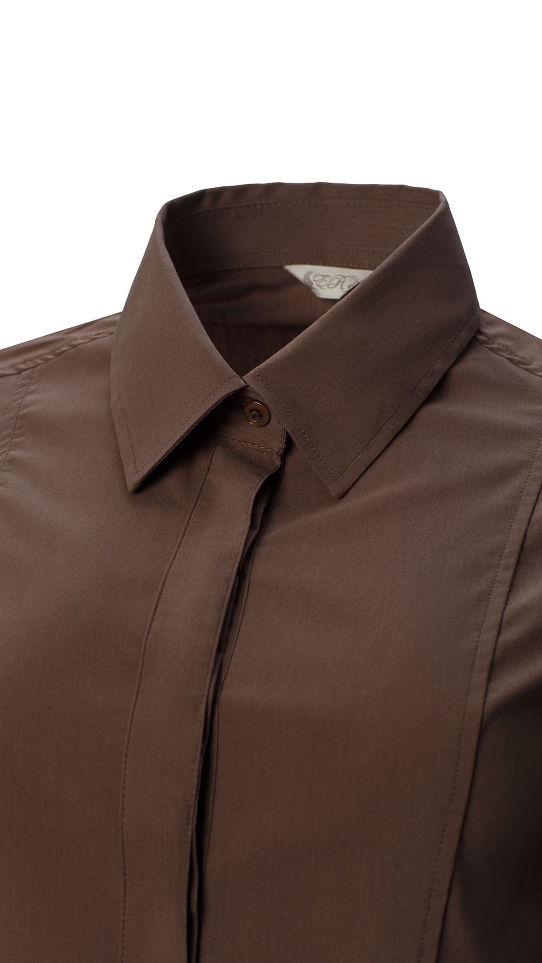 5030123 Рубашка женская  chocolate El-Risto  Корпоративная одежда  размер 54 (4XL)  - Вид №2