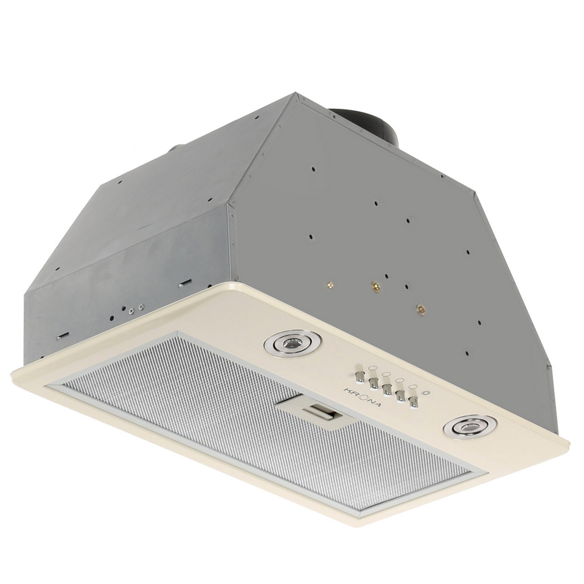 8184305 Вытяжка полновстраиваемая KRONA RUNA 600 PB бежевый STDN-0137777