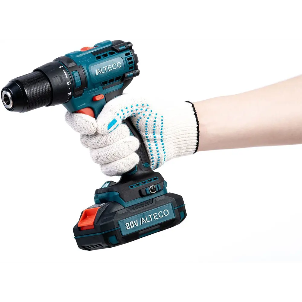 Бесщеточная дрель-шуруповерт Alteco CD 1813 Li BL с двумя аккумуляторами 85857606 STLM-1567641 - Вид №7