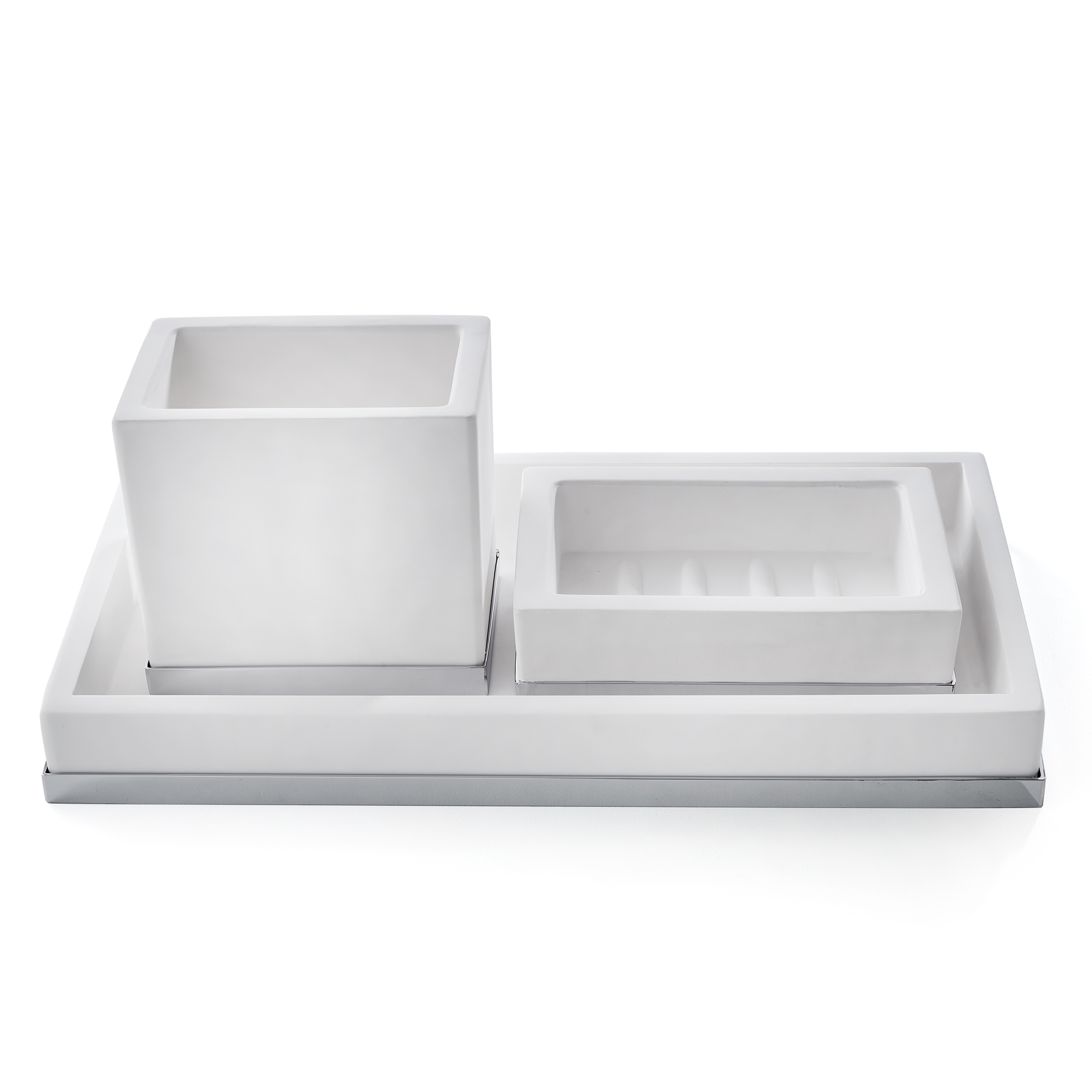 MDW98A 3SC Набор из 3 предметов, мыло, стакан, лоток Moderno Treesseci 3SC