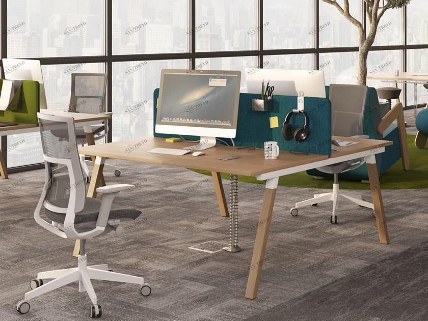 Mikomax Smart Office Несколько рабочих станций с разделительными панелями Flexido sun-id-1386429