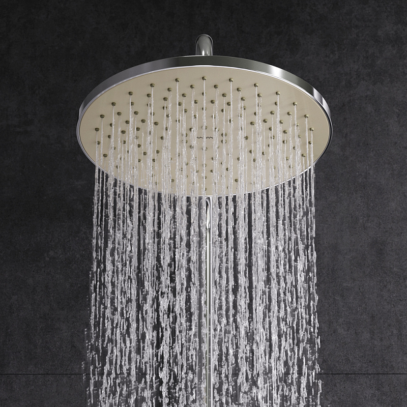 F0790510 душ.система набор: смеситель д/ванна/душа с термостатом верхн. душ d 220 мм ручн.душ AM.PM Gem - Вид №5