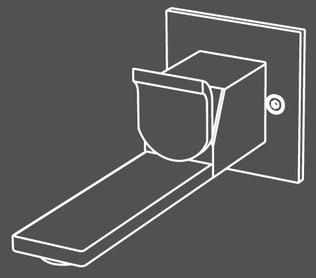 Radomonte Смеситель для мойки настенный однорычажный из нержавеющей стали Okami Okm18 - Вид №2