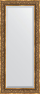 BY 3578 Зеркало с фацетом в багетной раме - вензель бронзовый 101 mm EVOFORM Exclusive