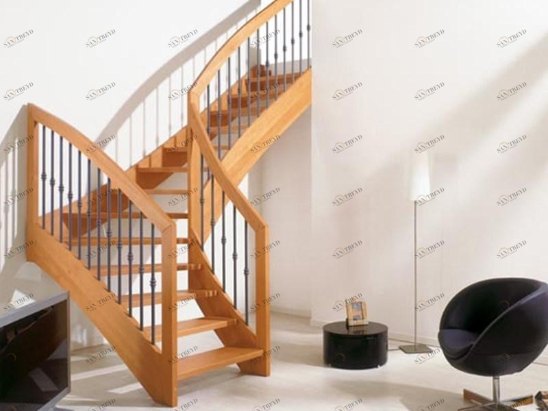 Fontanot Открытая лестница из массива дерева Oxa sun-id-1363986