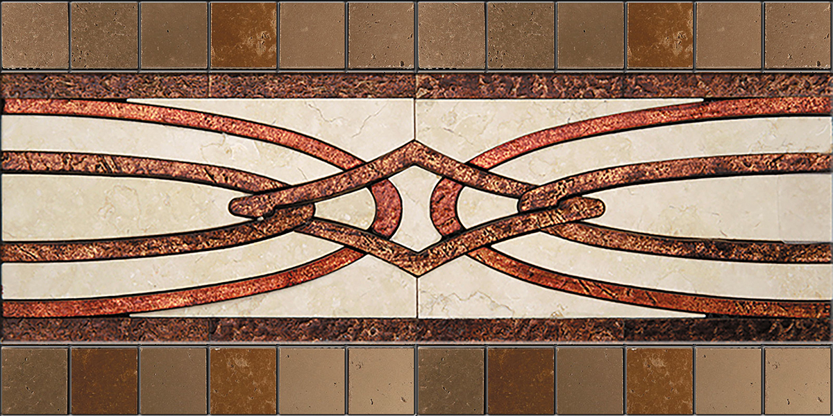 БОРДЮР ИЗ МРАМОРА CH-4 SKALINI CLASSIC CH4 - Вид №1