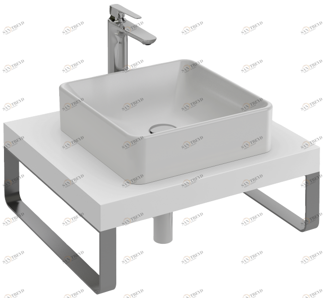 EB66-1200-N07 Столешница с отверстием для раковины vox еvg102 (40 см) или evf102 (60 см) Jacobdelafon PARALLEL Santreyd